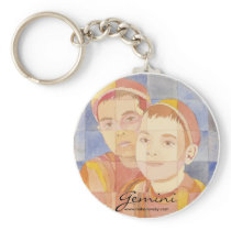 Gemini Zodiac keychains
