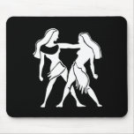 Gemini Zodiac Pictogram Mousepad
