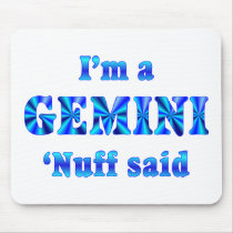 Gemini Zodiac Sign Mouse Mats