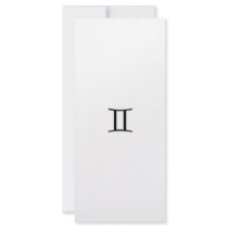 Gemini - Zodiac Sign Rack Card Design