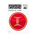 Gemini - Zodiac Signs postage by EveStock Gemini - Zodiac Signs postage