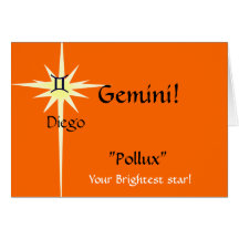 Géminis "Pólux", su Brightes… … - Modificado para  Tarjetas