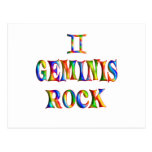 Geminis Rock Post Cards