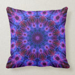 GemRings kaleidoscope Throw Pillow