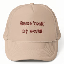 Gems 'rock' my world! hats by lelehar Gems 'rock' my world! hats