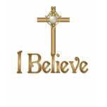 Gemstone Gold Cross I Believe tshirt Gemstone Gold Cross I Believe tshirt