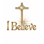Gemstone Gold Cross I Believe tshirt Gemstone Gold Cross I Believe tshirt