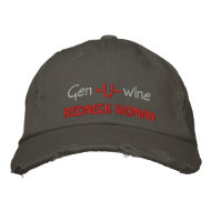 Gen U Wine Redneck Woman embroideredhat