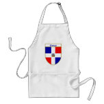 Genao Dominican Flag Shield Apron