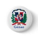 Genao Dominican Shield Pins