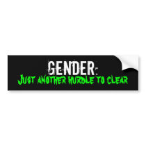 Gender Bumper Sticker bumper stickers by ftmcommunity Gender Bumper Sticker bumper stickers