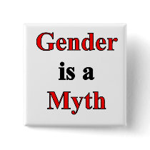 Gender is a Myth Button by MidnightAkita Gender is a Myth Button