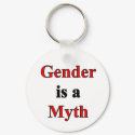 Gender is a Myth Keychain by MidnightAkita Gender is a Myth Keychain