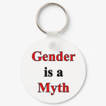 Gender is a Myth Keychain
