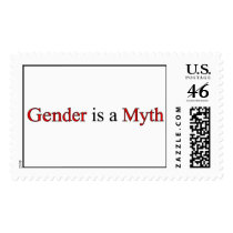 Gender is a Myth Stamp by MidnightAkita Gender is a Myth Stamp