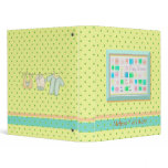 "Gender Neutral Baby Shower Album- Custom" Binder