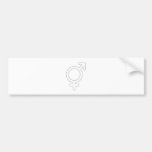 Gender Neutral White The MUSEUM Zazzle Gifts Bumper Stickers