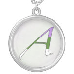Gender Queer Pride "Scarlet" Letter A Necklace necklaces