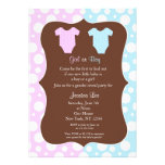Gender Reveal Party Baby Shower Invitations