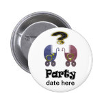 Gender Reveal Party Gifts and Invitations Buttons