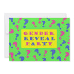 Gender Reveal Party Invitation