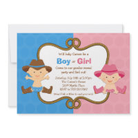 Gender Reveal Party Invitation