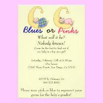 Gender Reveal Party Invitation invitations