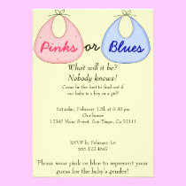Gender Reveal Party Invitation invitations