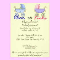 Gender Reveal Party Invitation invitations