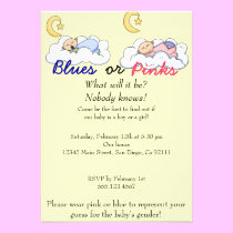 Gender Reveal Party Invitation invitations