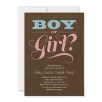 Gender Reveal Party Invitations