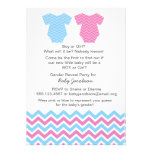 Gender Reveal Party or Baby Shower Invitations