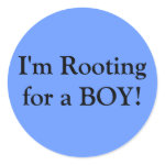 Gender Reveal Party Sticker