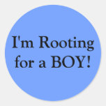 Gender Reveal Party Sticker
