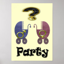 Gender Reveal Poster