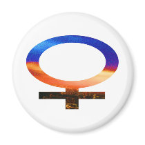 Gender signs - female magnets by doonagiri Gender signs - female magnets