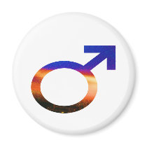 Gender Signs - Male magnets by doonagiri Gender Signs - Male magnets