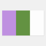 Genderqueer flag stickers