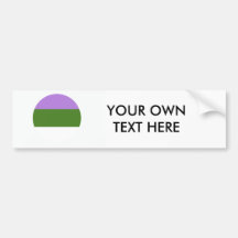 GENDERQUEER PRIDE BUMPER STICKERS
