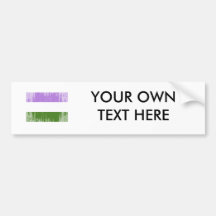 GENDERQUEER PRIDE FLAG -Distressed Bumper Stickers
