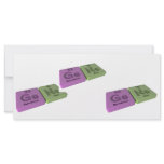 Gene as Germanium Ge and Neon Ne rack cards