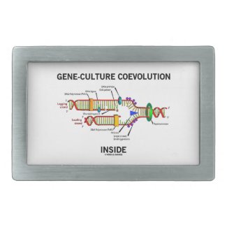 Gene-Culture Coevolution Inside (DNA Replication) Rectangular Belt Buckles