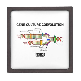 Gene-Culture Coevolution Inside (DNA Replication) Premium Keepsake Box