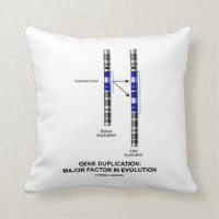 Gene Duplication: Major Factor In Evolution Throw Pillow