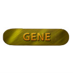 gene gold custom skateboard deck