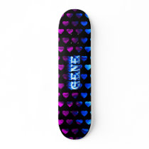 Gene skateboard blue fire and flames design. by skatersollie Gene skateboard blue fire and flames design.