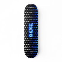 Gene skateboard blue fire and flames design. by skatersollie Gene skateboard blue fire and flames design.