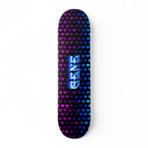 Gene skateboard blue fire and flames design. by skatersollie Gene skateboard blue fire and flames design.
