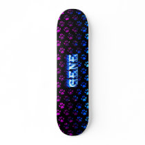 Gene skateboard blue fire and flames design. by skatersollie Gene skateboard blue fire and flames design.