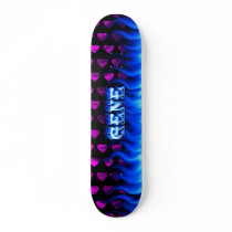 Gene skateboard blue fire and flames design. by skatersollie Gene skateboard blue fire and flames design.